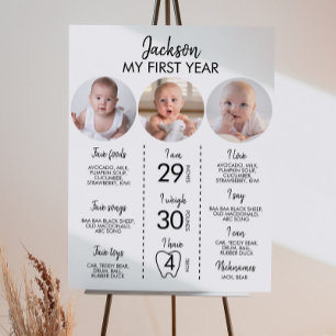 Poster Mini moderne 3 Photo Première année Jalon Signal