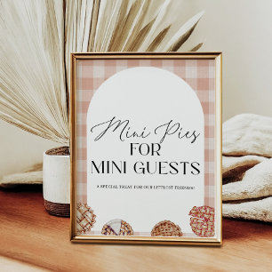 Poster Mini Pies Pour Mini Clients Cutie Pie Thématique