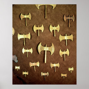 Poster Miniature double axes
