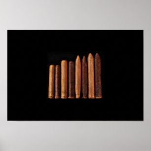Poster Minimalisme du tabac à cigares cubain