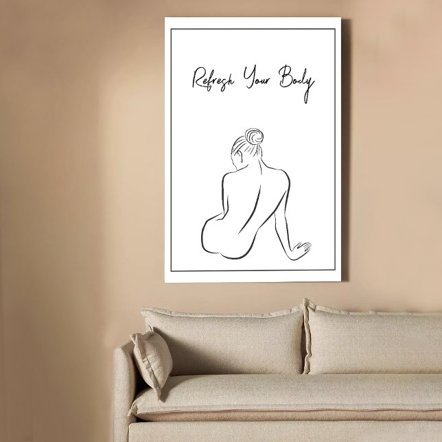 Poster Minimalist Spa Decor Print (Créateur téléchargé)