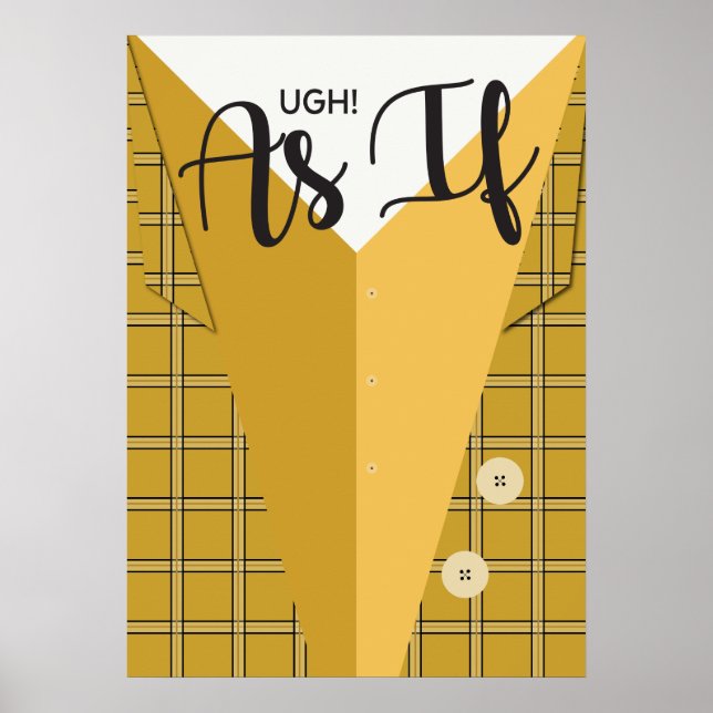 Poster minimaliste Clueless (Devant)