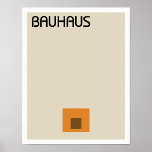 Poster Minimaliste de Bauhaus II