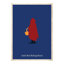 Poster minimaliste de la petite casserole rouge