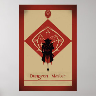Poster minimaliste du maître Dungeon