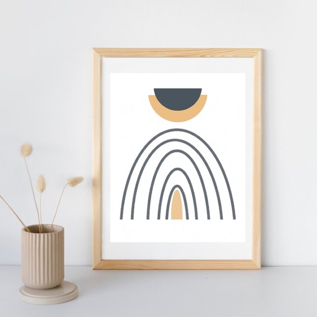 Poster minimaliste géométrique Abstrait moderne (Créateur téléchargé)