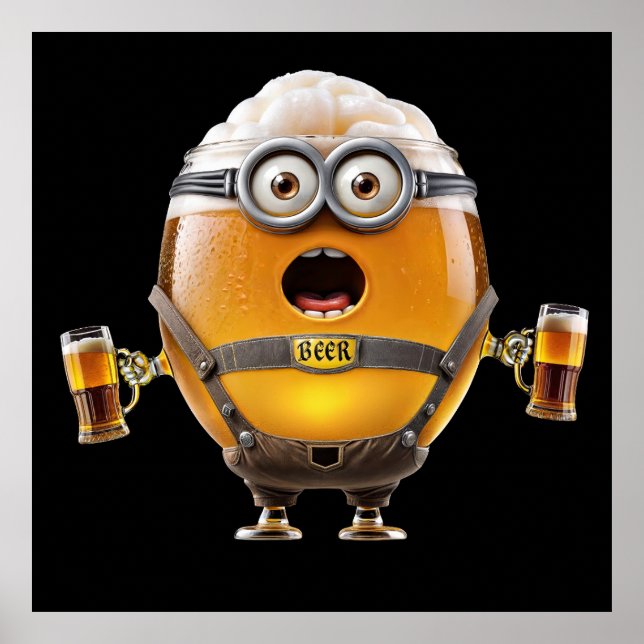 Poster Minion Oktoberfest (Devant)
