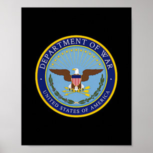 Poster Ministère De La Guerre Établi 2025 Rétabli