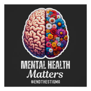 Poster Ministère de la santé mentale   Vous êtes importan