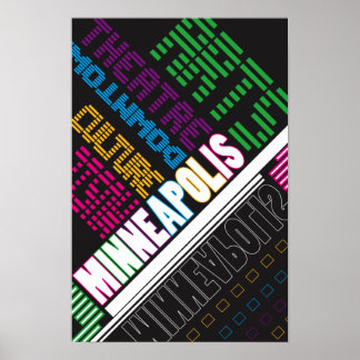 POSTER MINNEAPOLIS LOVE