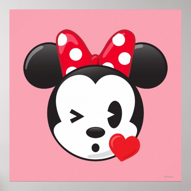 Poster Minnie branchée | Flirty Emoji (Devant)