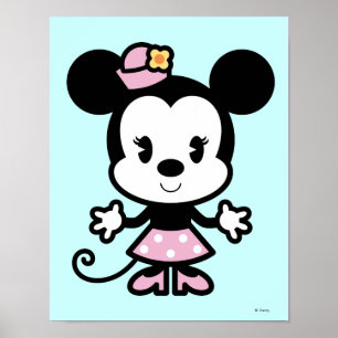 Poster Minnie classique Dessin animé