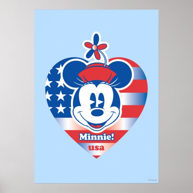 Poster Minnie classique | Patriotique (Devant)