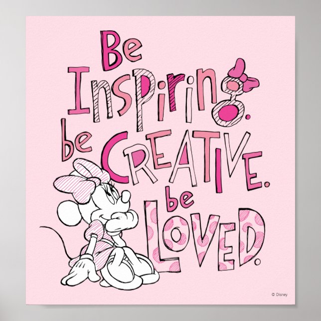 Poster Minnie | Être inspirant (Devant)