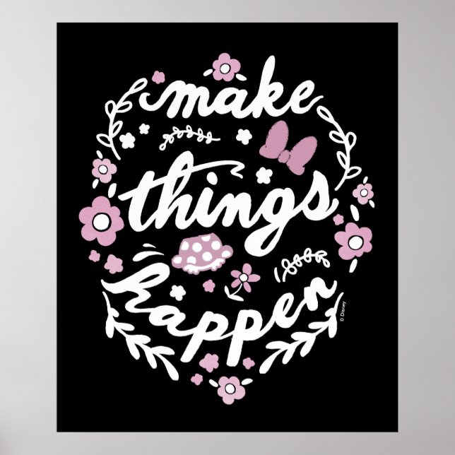 Poster Minnie | Faire bouger les choses (Devant)