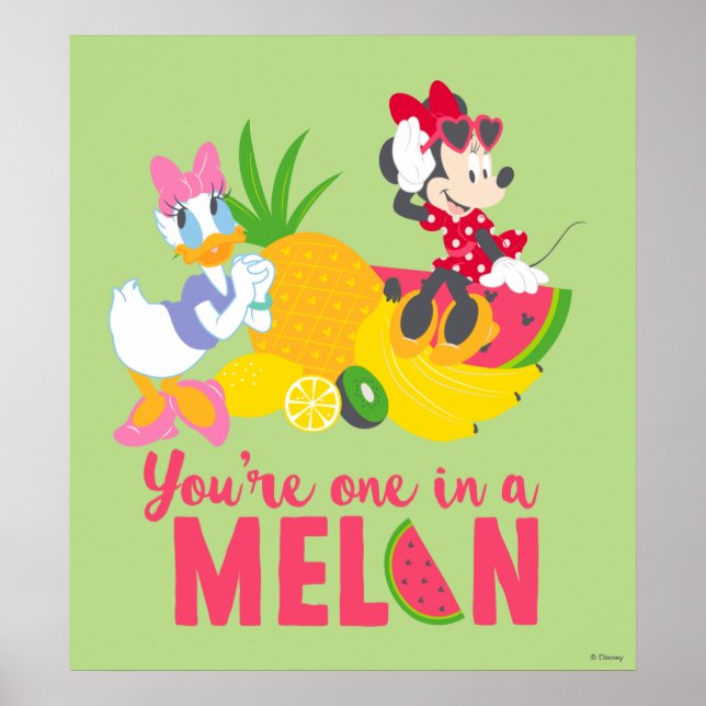 Poster Minnie | Minnie Dit Que Votre Un Dans Un Melon 4 (Devant)