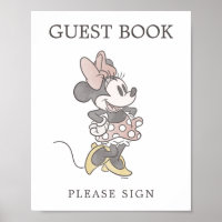 Minnie Mouse Baby shower Livre d'Invité