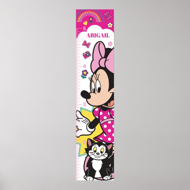 Poster Minnie Mouse | Graphique de croissance (Devant)