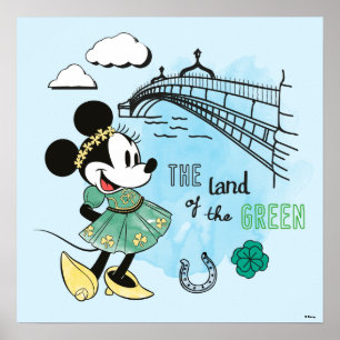 Poster Minnie Mouse Saint Patrick's Day - Pays du Gre