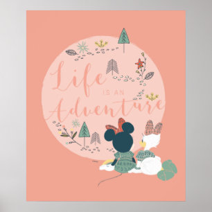 Poster Minnie Souris & Daisy Duck   La vie est une aventu
