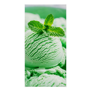 Poster Mint Chocolate Chip Ice Cream