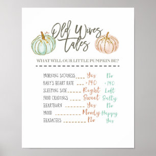 Poster Mint Citrouille vieilles femmes contes Genre Révél