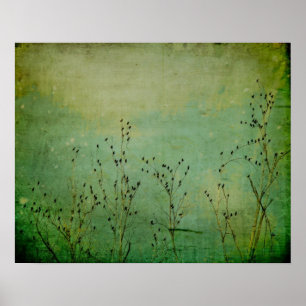Poster Minty Green Sky