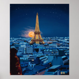 Poster Minuit dans Paris