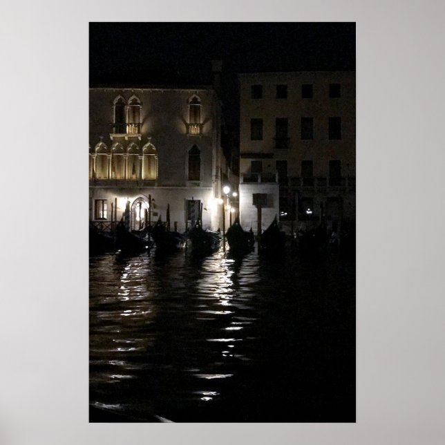 Poster Minuit sur le Grand Canal (Devant)