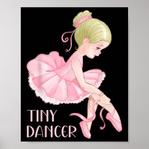 Poster Minuscule Danseur Ballerina Fille Ballet Danse Enf