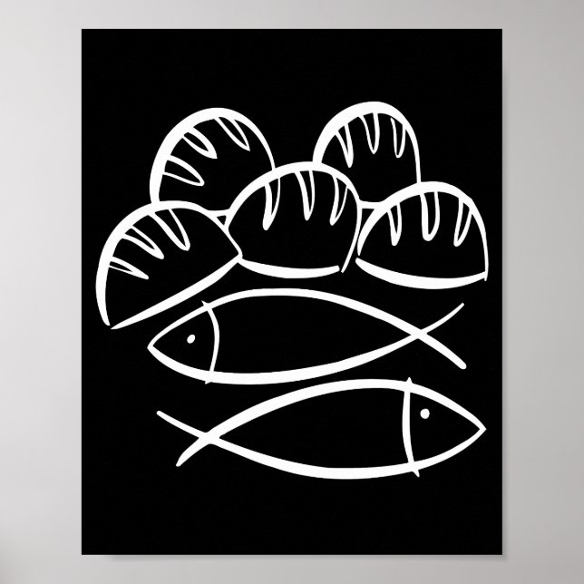 Poster Miracle of Loaves and Fish - Un symbole de l'abond (Devant)