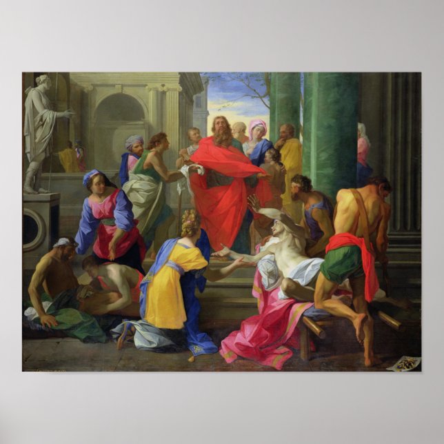 Poster Miracles de Saint Paul à Ephèse, 1693 (Devant)