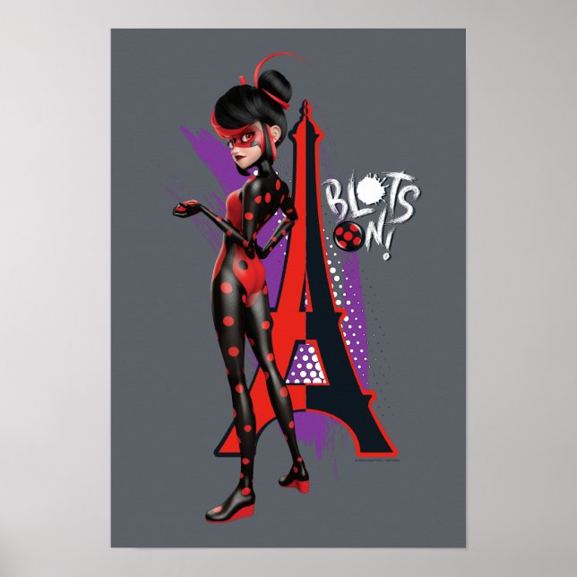 Poster Miraculeux Shadybug Re-verse Blots On! (Devant)