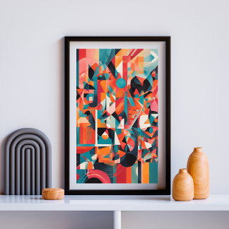 Poster Mirage urbain : Echos en couleur