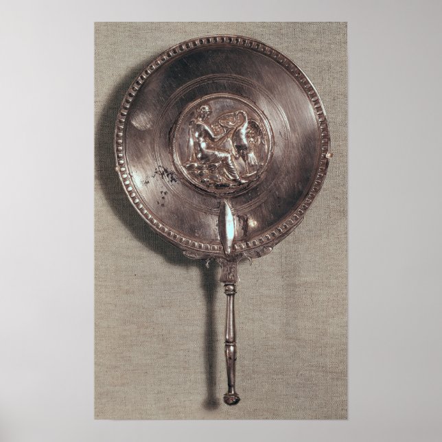 Poster Miroir à main représentant Leda et le cygne (Devant)