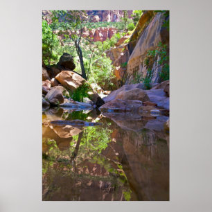 Poster Miroir de canyon