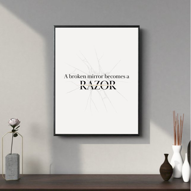 Poster Miroirs cassés (Créateur téléchargé)