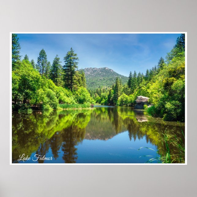 Poster Mirror of the Forest: Lake Fulmor (Devant)