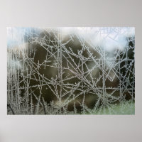 Mise au point sélective des flocons de neige
