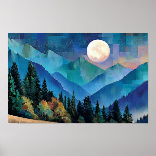 Poster Miséricorde dans le ciel nocturne