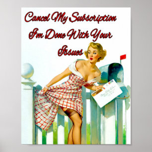 Poster Mishap des années 1950 par Gil Elvgren