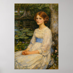 Poster Miss Betty Pollock par John William Waterhouse