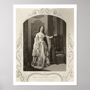Poster Miss Vandenhoff comme Juliette, Acte III Scène 1 d