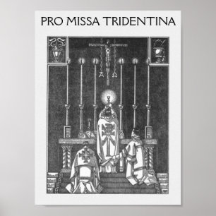 Poster missa solemnis, PRO MISSA TRIDENTINA