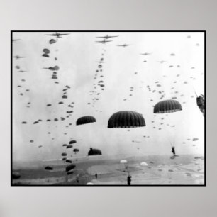 Poster Mission aéroportée pendant la peinture de 2ÈME