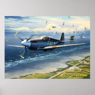 Poster Mission au-dessus de la Normandie par William S.