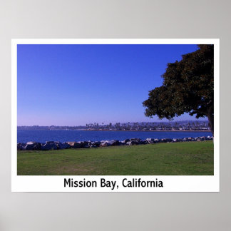 Poster Mission Bay, Californie