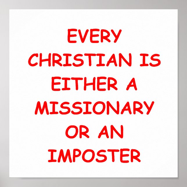 POSTER MISSIONNAIRE (Devant)