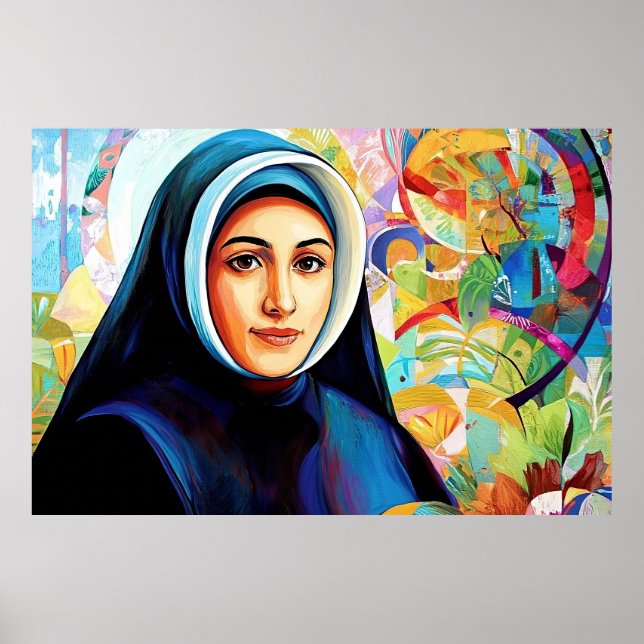 Poster Missionnaire fidèle : Saint Rose Philippine Duchen (Devant)