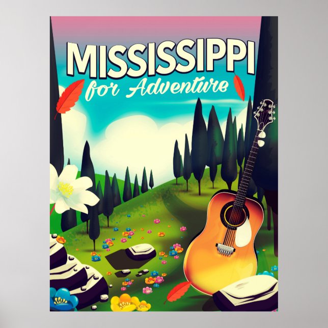 Poster Mississippi Pour l'aventure (Devant)